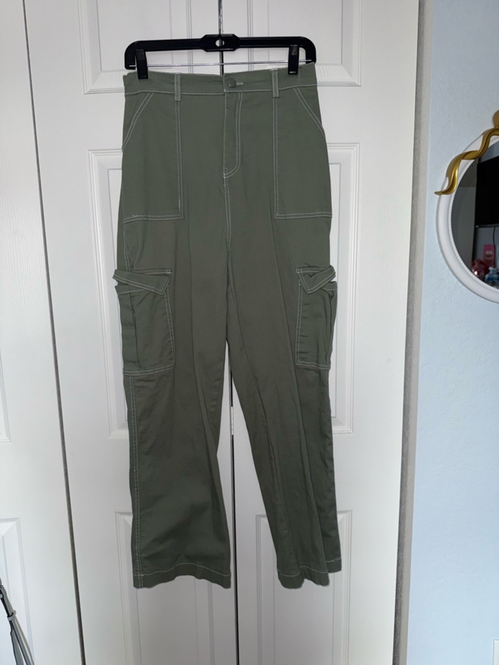 Olive Green Women’s Cargo Pants - Classic Utility Style